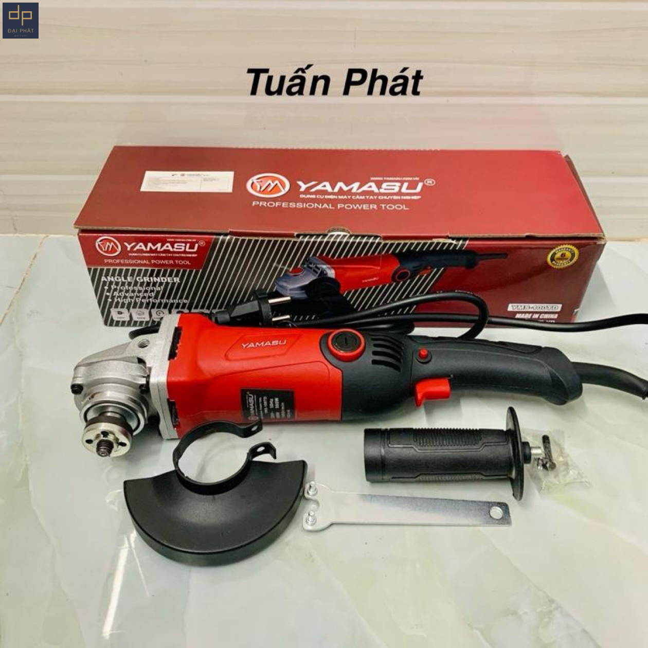 MÁY MÀI GÓC YAMASU YMS-100TD TAY DÀI CÔNG TẮC BÓP