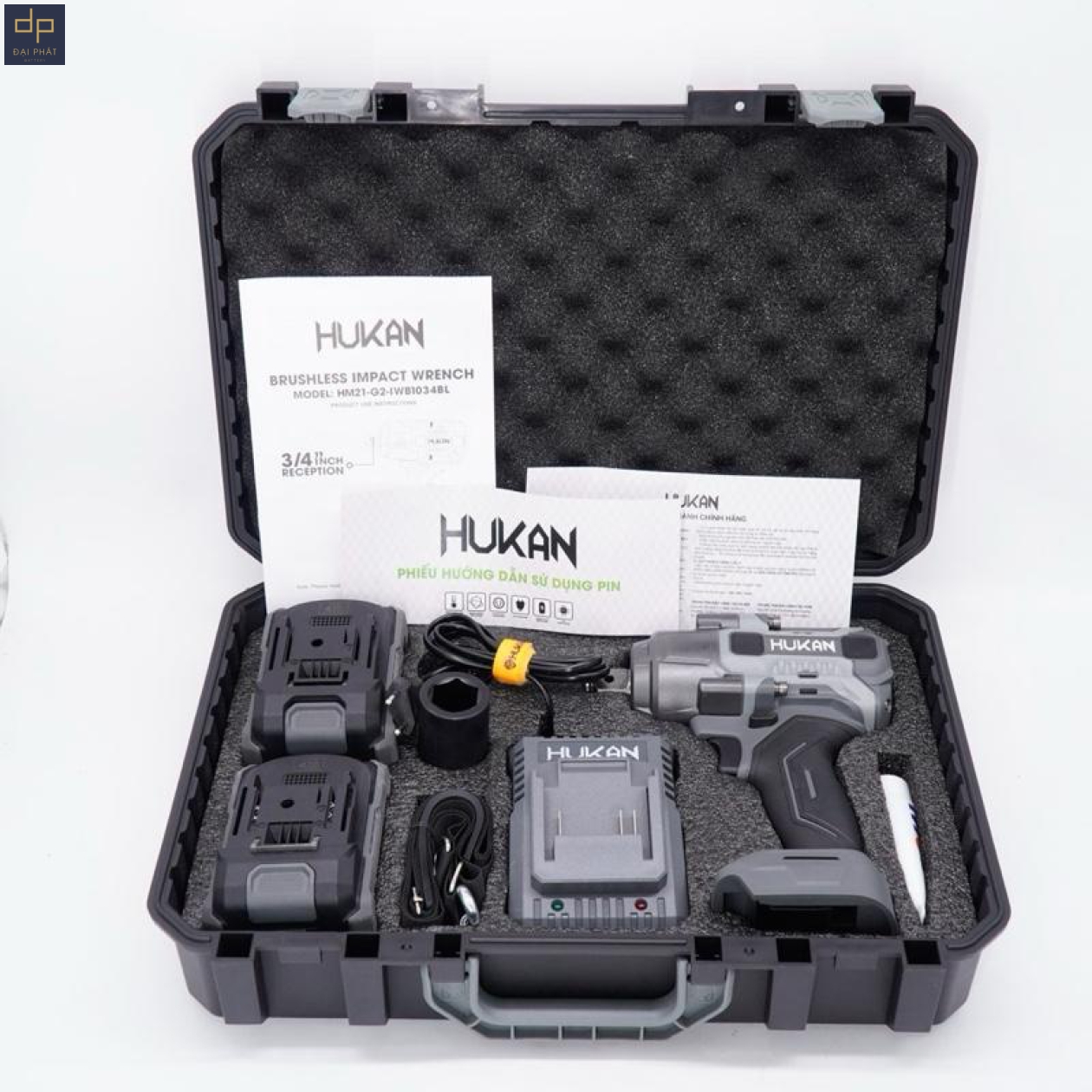 Hukan Máy Siết Bulong Pin HM21-G2-IWB1034BL