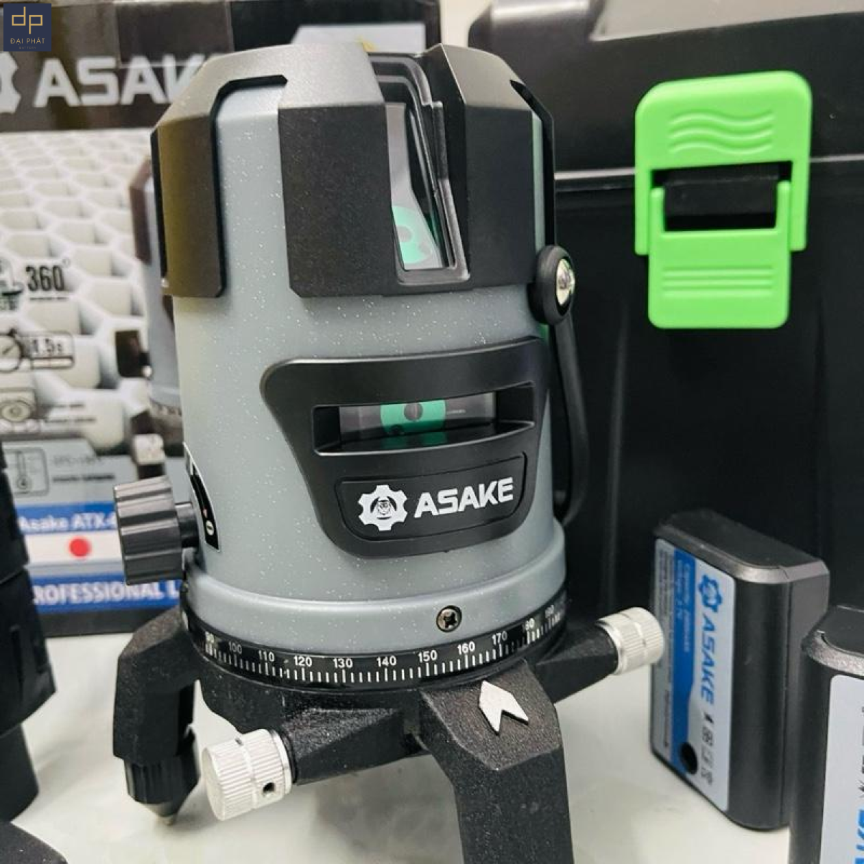 Máy cân bằng Asake 5 tia xanh siêu sáng, màu xám