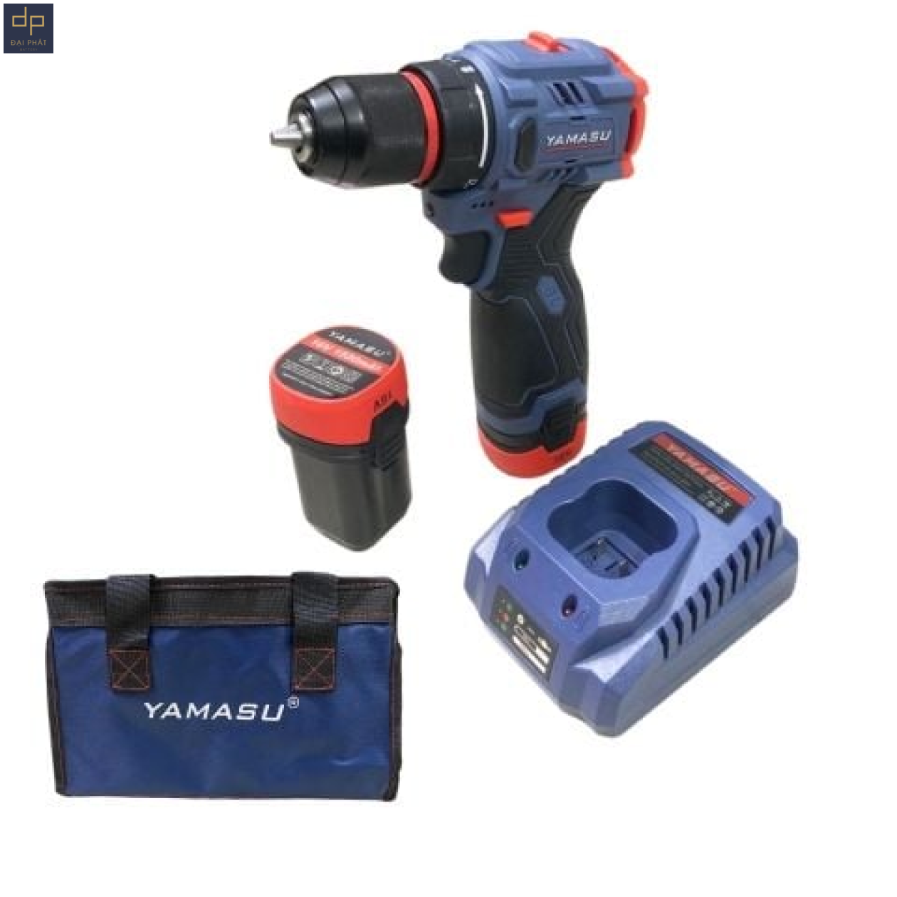Máy bắn vít yamasu M16cv, bộ 2 pin 1 sạc