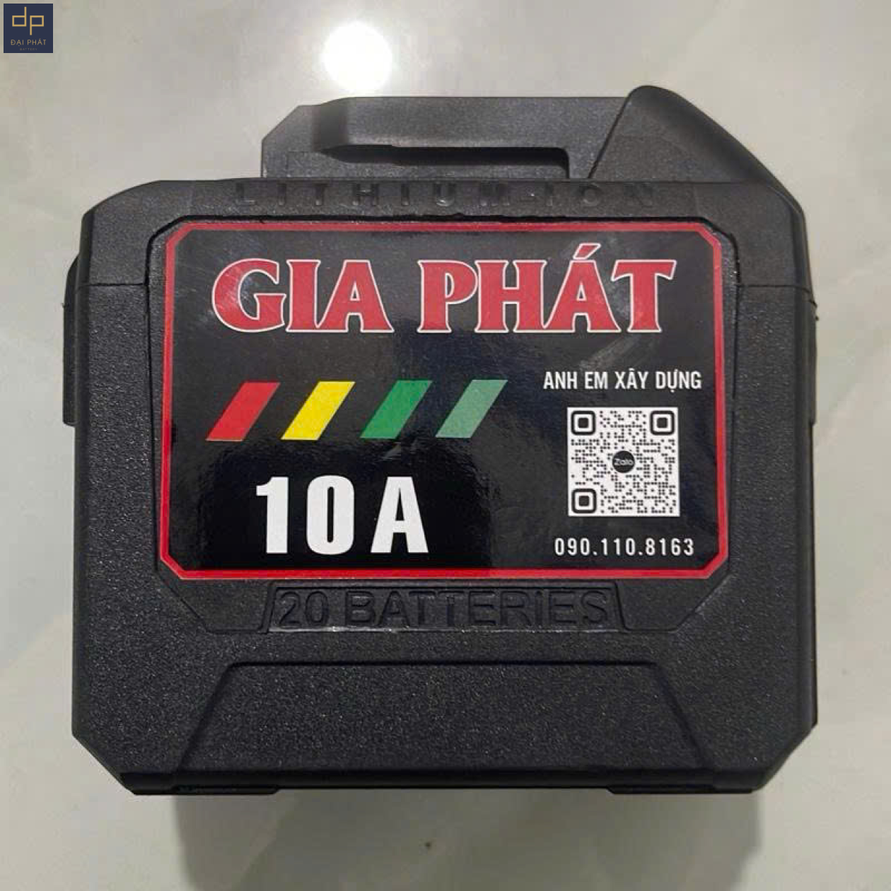 Máy Pin Gia Phát 10A bản tiêu chuẩn