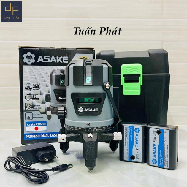 Máy cân bằng Asake 5 tia xanh siêu sáng, màu xám