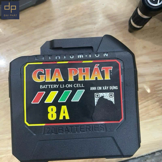Máy Pin Gia Phát 8A bản tiêu chuẩn