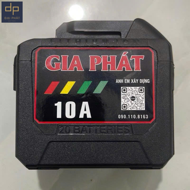 Máy Pin Gia Phát 10A bản tiêu chuẩn